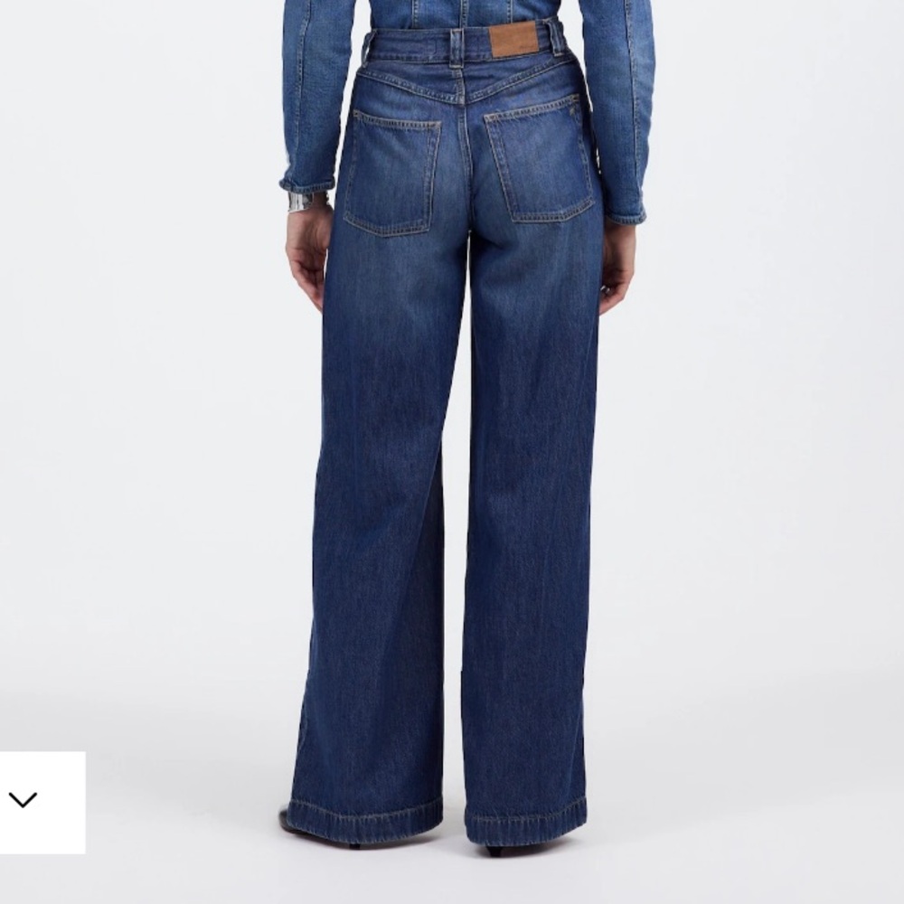 Madewell wide leg jeans, size 28